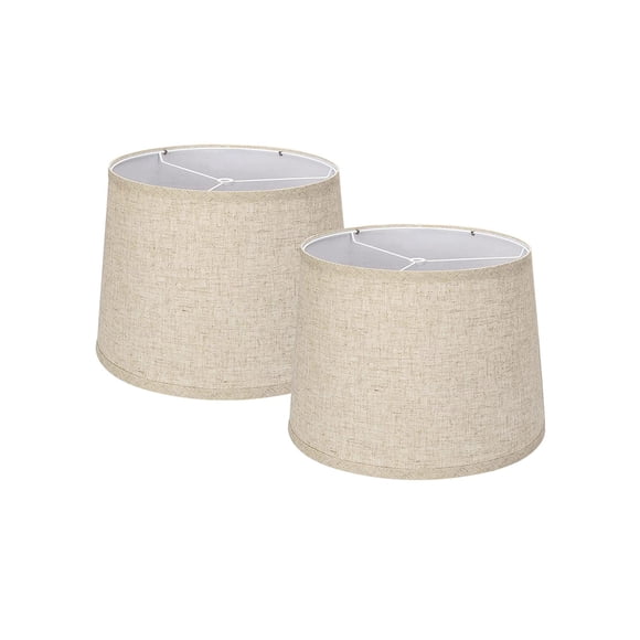 2 piezas de pantalla de lámpara de mesa, lámpara de pared sencilla, pantalla de lámpara, lámpara de escritorio, pantalla de lámpara Beige