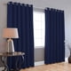 thumbnail image 3 of Cortinas Blackout MELOCOTTON HOGAR 275cm Ancho 215cm Largo 2 paneles 100% Microfibra Poliéster marino, 3 of 8