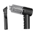 thumbnail image 2 of Aspiradora portátil inalámbrica para coche, 5500 Pa, succión en seco y húmedo, tamaño mini, plegable, carga USB | Limpiador de pelo de mascotas con boquillas para interiores, asientos y reji, 2 of 5