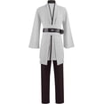 thumbnail image 4 of Disfraz de túnica para adulto, caballero, con capucha, uniforme, conjunto completo, para hombre, Halloween, cosplay, capa, 4 of 5