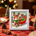 thumbnail image 1 of Amzcrzy Juguetes Para Niñas,Juguetes Educativos,Juguetes Stem,Kit De Navidad Con Marco 5D Redondo Con Taladro Completo,Cuadro De Arte De Diamantes,Adornos Navideños Festivos,Decoración De Pared,Regalo, 1 of 6