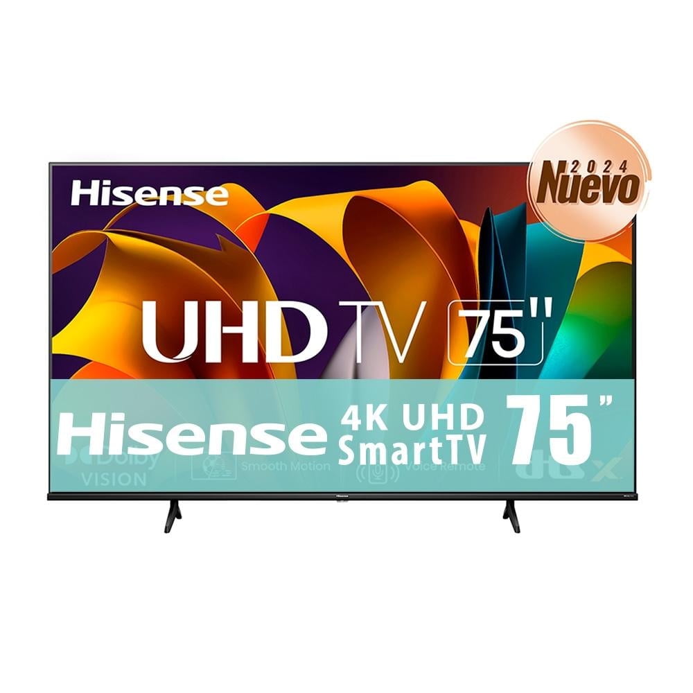 TV Hisense 75 pulgadas 4K Ultra HD Smart TV LED 75A6N