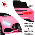 thumbnail image 2 of Montable Electrico para Niños Mini GT Bluetooth USB y Auxiliar Luces Sonido Batería 12v - Rosa, 2 of 7