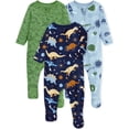 thumbnail image 1 of Pijamas para bebé Yoofoss pack de 3 de algodón orgánico (3‑6 meses), 1 of 5