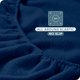 thumbnail image 5 of Sábana ajustable de vellón acogedor Bare Home Queen Azul Oscuro, 5 of 5