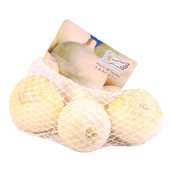 Cebolla Blanca en Malla 1 kg