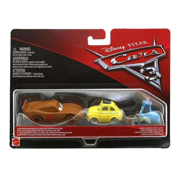 Vehículo de Juguete Mattel Disney Pixar Cars 2 Pack Varios Modelos 1 Pieza