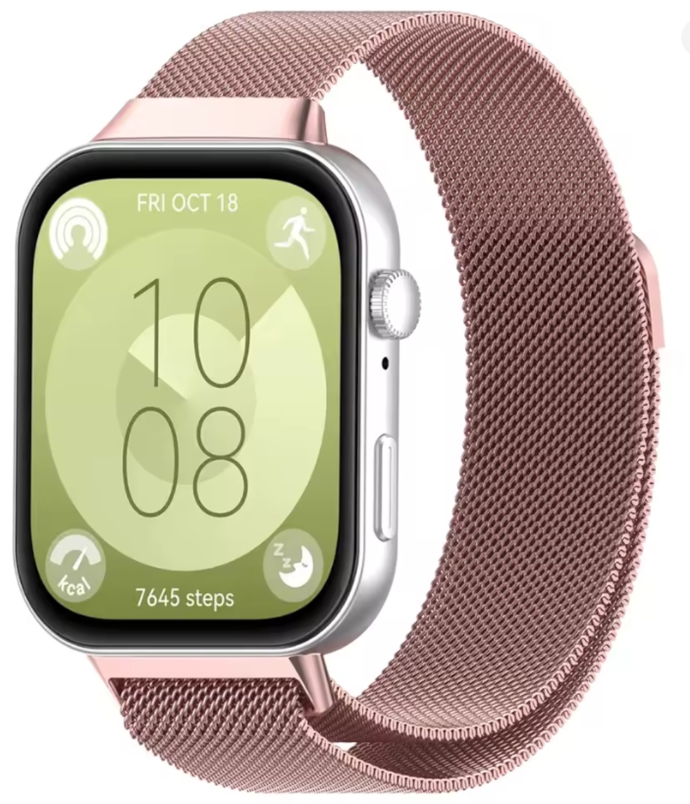Correa Milanes de Acero Inoxidable para Huawei Watch Fit 3/4/4Pro