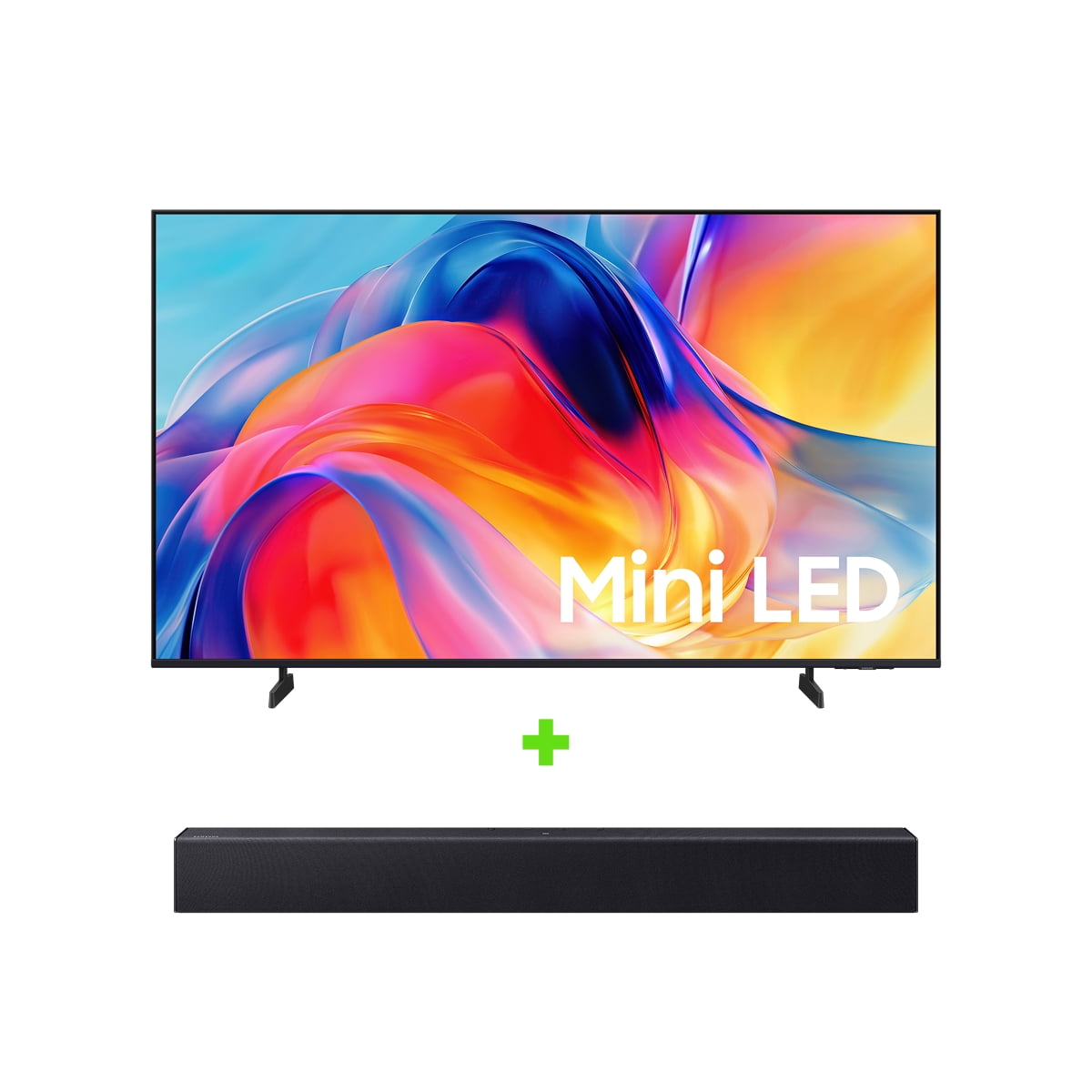 Combo TV Samsung Mini Led 43" M75HAF 4K Vision AI (2026) + Barra de Sonido 2,0 Ch HW-B400F