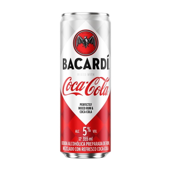 Bebida alcohólica preparada Bacardí & Coca Cola 355 ml