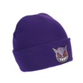 thumbnail image 2 of Gorro de Punto Acrílico con Puño Estándar y Bordado de la Cara de Gengar de Bioworld Pokémon, 2 of 6