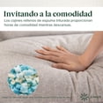 thumbnail image 4 of Silla de Metal Zinus Ada con Cojines de Memory Foam Color Beige, 4 of 6