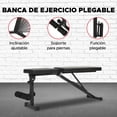 thumbnail image 3 of Banco para Abdominales X-Rush Plegable con Respaldo Ajustable de 8 Niveles y Soporte para Piernas, 3 of 9