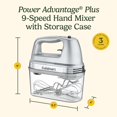 thumbnail image 5 of Batidora de mano Cuisinart HM-90BCS Power Advantage Plus de 9 velocidades, 5 of 5