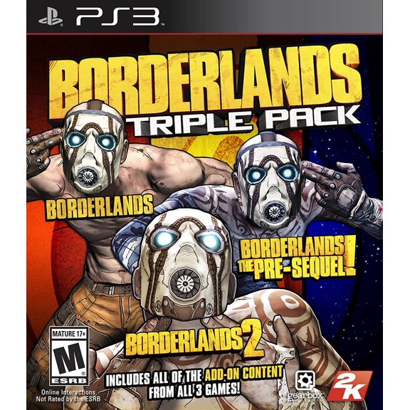 BORDERLANDS TRIPLE PACK.-PS3 2K Games PS3