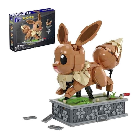 Juguete de Construcción MEGA Pokémon Eevee con movimiento