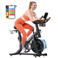 thumbnail image 1 of MERACH Bicicleta de Ejercicio Bicicleta Estática Doméstica Magnética con Aplicación Gratuita Bicicleta de Ciclismo de Interior Silenciosa con Mancuernas con Capacidad de Peso de 300 Libras, 1 of 8