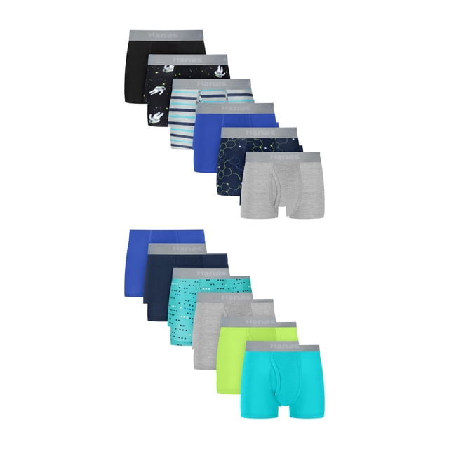Calzoncillos Hanes Unisex Bebé Pack de 12 Algodón-Elástico