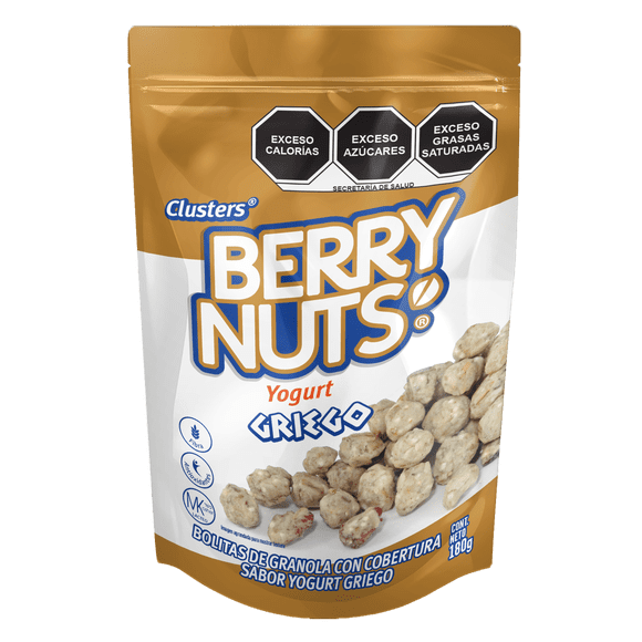 Berry Nuts Granola Cluster Yogurt Greigo 180g.