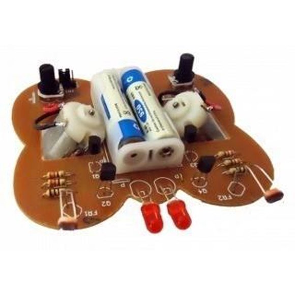 Kit Para Armar Robot Mariposa Seguidora De Luz