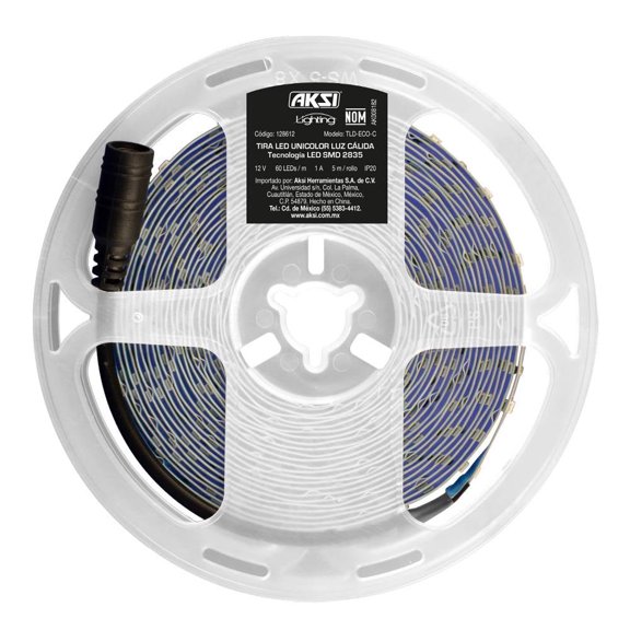 Tira Led Aksi 128612 5 Mts Luz Cálida 6.5W