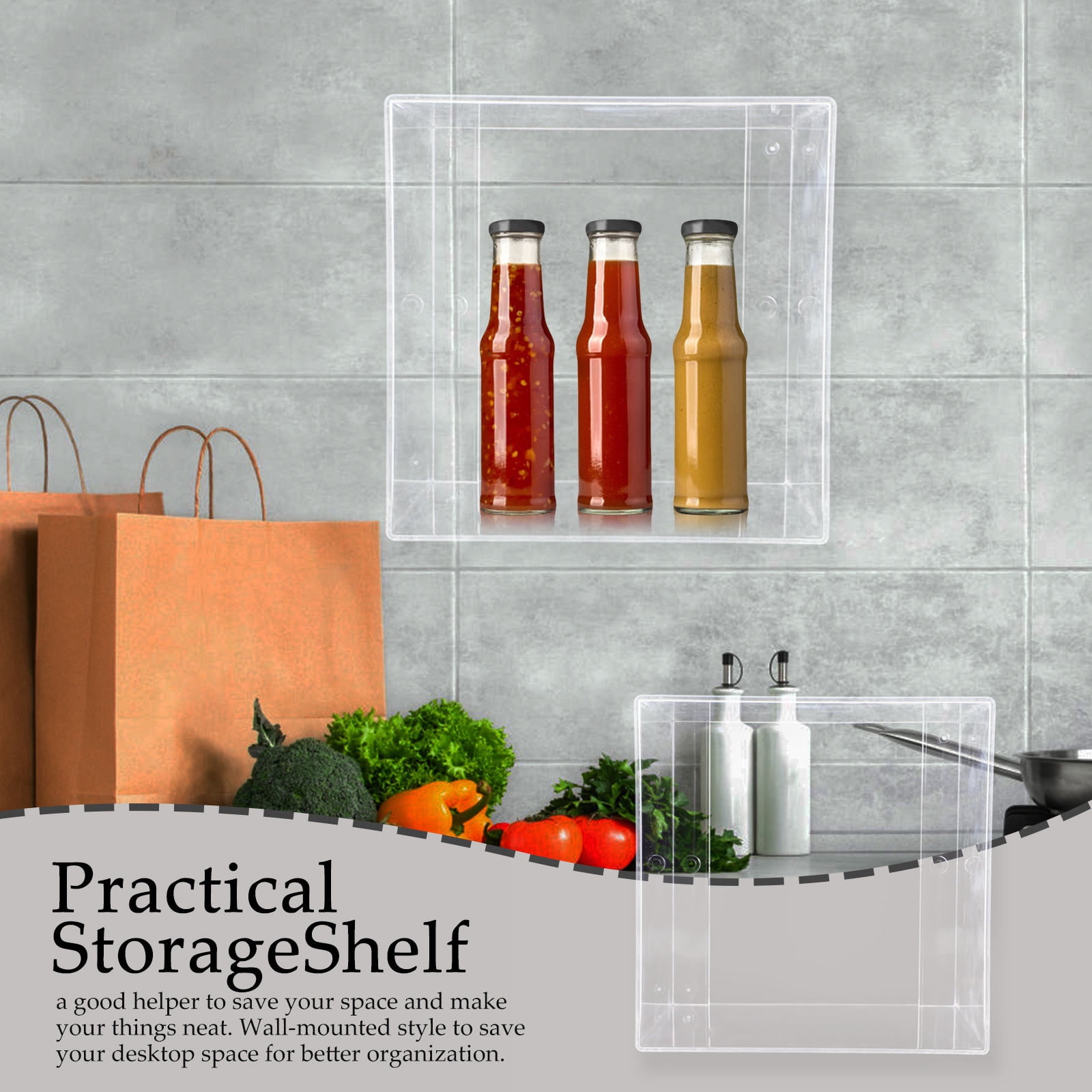 unbranded Repisa Para Pared Estilo Para , Cocina Y Dormitorio | Walmart ...