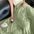 thumbnail image 1 of Color Style Taffeta Comfortable Fleece Blanket Sofa Leisure Throw Blanket, 1 of 6