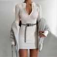 thumbnail image 5 of Silver Black Metal Punk Belts Leather Chain Waist Belt For Women Dresses, 5 of 5