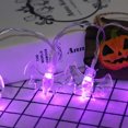 thumbnail image 4 of Tira de luces LED de Halloween, cadena de luces para decoración de fiestas, luces de calavera, 4 of 6