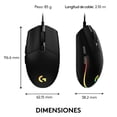 thumbnail image 2 of Mouse Gaming Logitech G203 Negro, 2 of 4