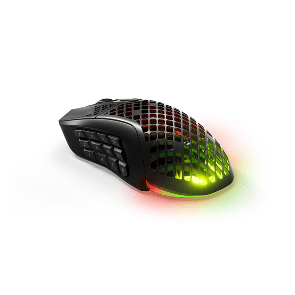 Ratón Mouse Aerox 9 SteelSeries inalambrico Holey Wireles MOBA/MMO ultraligero Reacondicionado