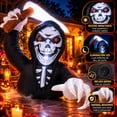 thumbnail image 3 of Inflable Halloween  Esqueleto Calavera Emergente  Luces 122 Cm, 3 of 7