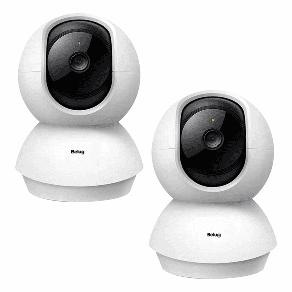 Videovigilancia Cronos 2 Cámaras blancas 2MP Full Hd Wifi Audio Bidireccional / Cobertura 360° Belug, Blanco