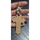 thumbnail image 3 of Pack de 12 llaveros San Judas Tadeo, cruz madera, recuerdos bautizo, primera comunion, 3 of 3