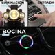 thumbnail image 4 of Moto electrica para niño y niña montable chopper con copiloto y musica color rosa, 4 of 4