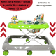thumbnail image 3 of Andadera para Bebé Luz y Sonido Juguetes Interactivos Altura Ajustable Plegable Ruedas de Goma Apta desde 6 meses y hasta 12 kg - Verde, 3 of 6