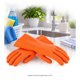 thumbnail image 3 of Guantes de látex multiusos QEP color naranja, 3 of 5