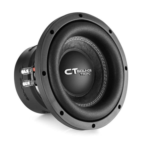 CT Sonidos tropo 20.3 cm Subwoofer para Coche 250 W RMS Dual 4 Ohm