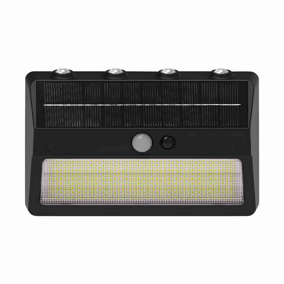 Lampara Solar Arbotante Led 6500K Con Sensor De Movimiento 600lm