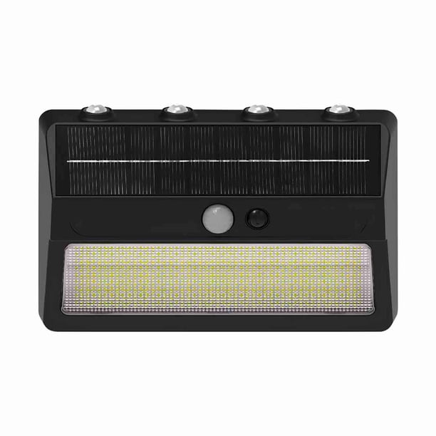 Lampara Solar Arbotante Led 6500K Con Sensor De Movimiento 600lm
