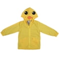 thumbnail image 2 of Abrigo de verano para niños chubasquero impermeable para bebé niña pato sudadera con capucha de dibujos animados con cremallera abrigo transpirable y cómodo, 2 of 8