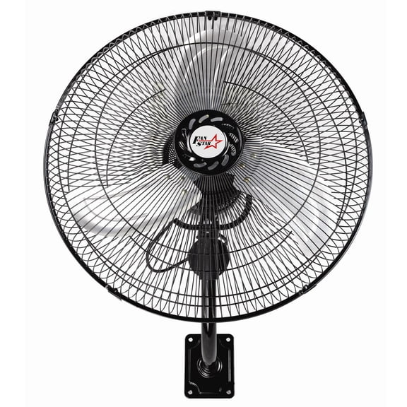 Ventilador de Pared Mytek 3196 18' 3 Vel Oscilatorio Negro