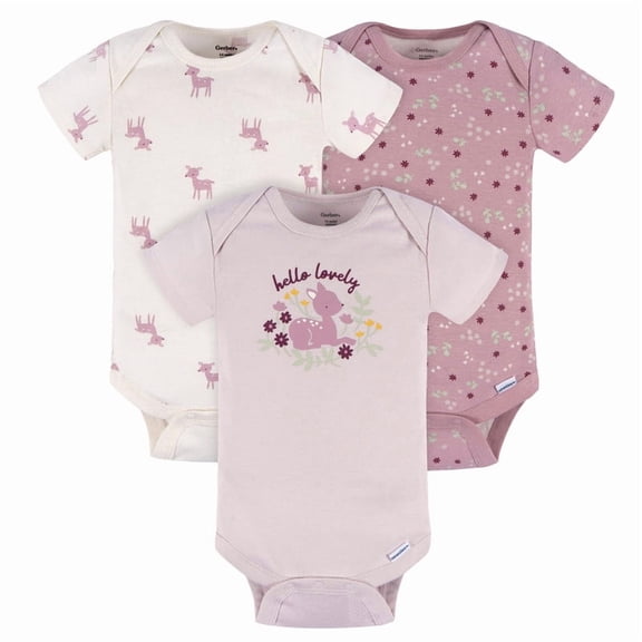 Set Gerber 3 Pañaleros Multicolor Niña Talla 3-6M