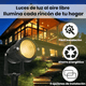 thumbnail image 5 of Paquete 10 Lamparas Dirigible Con Estaca Exteriores Y Jardín Estructura Lab.G, Negro, 5 of 5