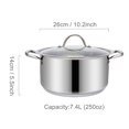 thumbnail image 3 of Olla Con Tapa Fraciel 26 cm 6L Inducción Acero Inoxidable, 3 of 3