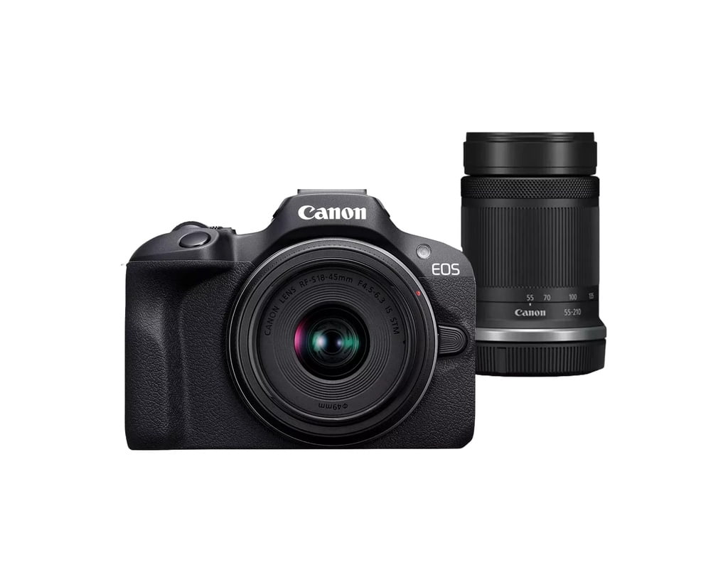 CAMARA CANON EOS R50 RF-S 18-45MM F4.5-6.3 IS STM + RF-S 55-210MM F5-7.1 IS STM