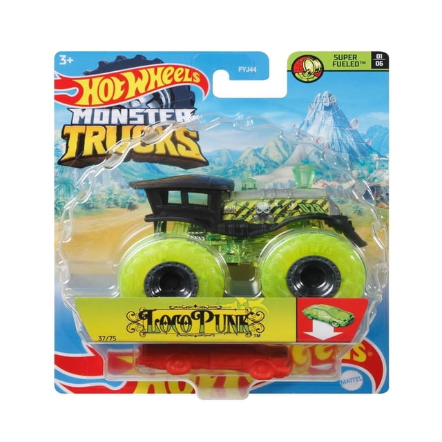 Set de Vehículos de Juguete Mattel Hot Wheels Monster Trucks 1:64 Varios Modelos 1 Pieza