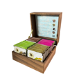 thumbnail image 2 of Caja de madera 4 Sabores Gourmet 80 saquitos, 2 of 3