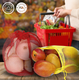 thumbnail image 2 of Bolsa para Frutas y Verduras o Juguetes Reutilizable Lavable Ecologica Rojo 20pz, 2 of 4