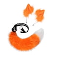 thumbnail image 3 of Diadema cómoda Sunnimix Accesorio de Disfraz Orejas de zorro y tai Naranja Blanco, 3 of 7